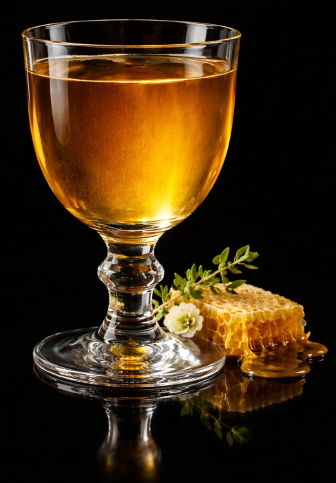 Glass of mead